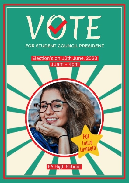 School Election Poster