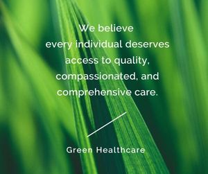 medical, healthy, health care, Green Simple Healthcare  Facebook Post Template