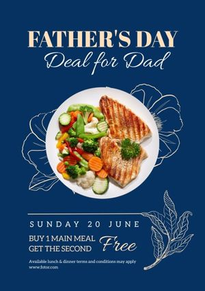 Fathers Day Deal Seal Poster