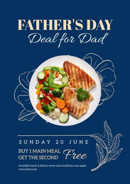 Fathers Day Deal Seal Poster