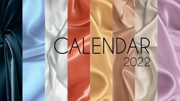 Color Elegant Calendar 2022 カレンダー