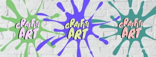 painting, paint, street art, Graffiti Art Facebook Cover Template