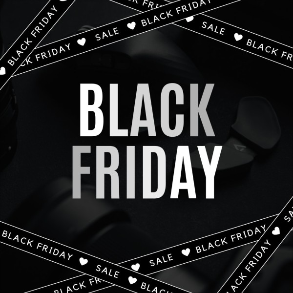 Black Black Friday Sale  Instagram Post