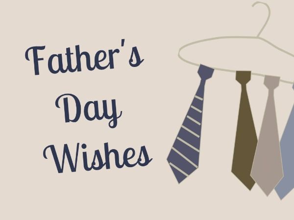 Wishes for father Card