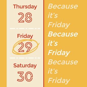 cyber monday, shopping, shopping haul, Yellow Black Friday Calendar Instagram Post Template