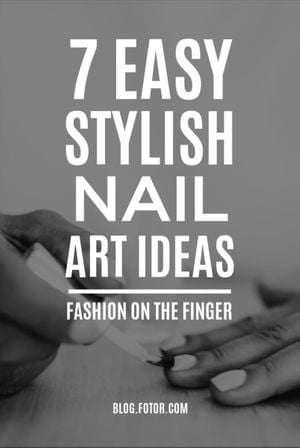 stylish nail, nailing, tips, Nail Ideas Pinterest Post Template