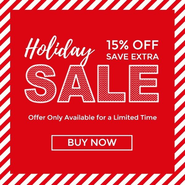 merry christmas, discount, save extra, Red Christmas Sale Banner Ads Instagram Post Template
