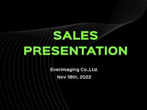 Black Business Plan Sales Presentation 4:3