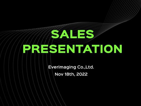 marketing, personal profile, vector, Black Business Plan Sales Presentation 4:3 Template