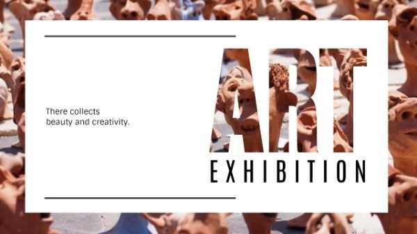 sculpture, expo, artistic, Art Exhibition  Youtube Channel Art Template