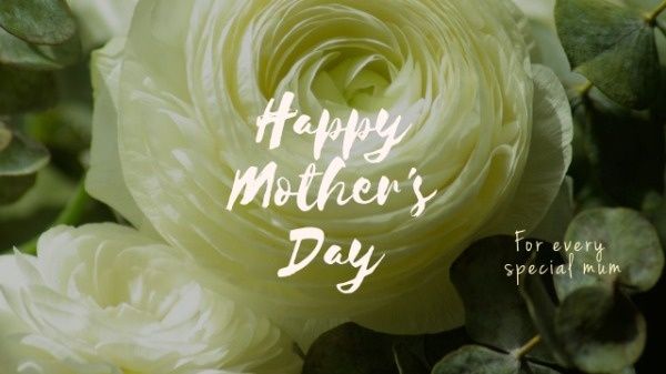 mothers day, event, love, Mother's Day Flower Banner Youtube Channel Art Template