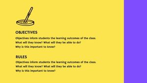 education, school, illustration, Yellow Science Class Presentation Template