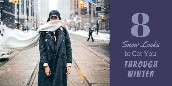 winter, clothes, street look, Christmas Food Drive Twitter Post Template