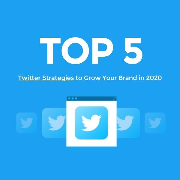 social media, blog, tutorials, Top Twitter Strategies Instagram Post Template