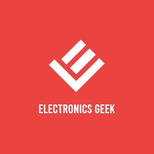 Red And White Electronic Sales Logo