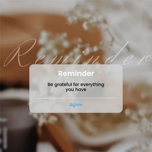 thank you, grateful, gratitude, Happy Thanksgiving Reminder Instagram Post (Square) Template