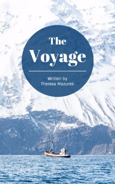 travel, nature, novel, The Voyage Book Cover Template