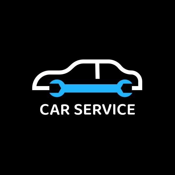 简单的汽车服务 Logo