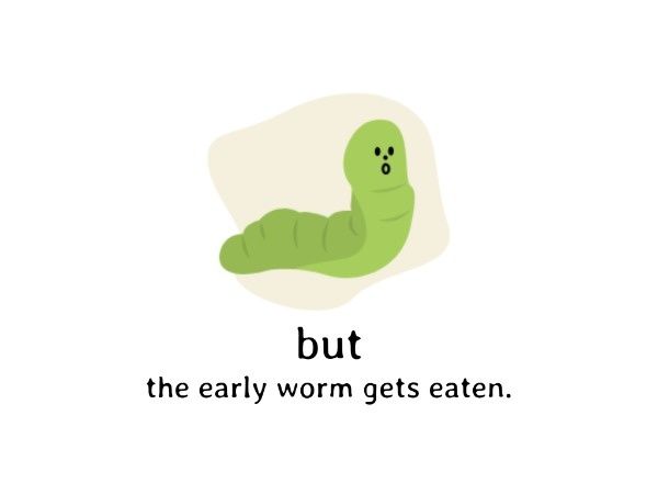 Early Worm Card