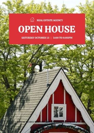 sale, broker, marketing, Real Estate Open House  Flyer Template