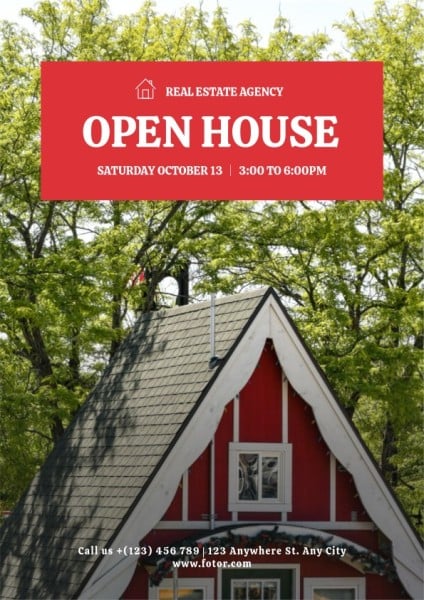 Real Estate Open House Flyer Template