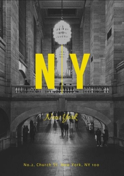 journey, tour, tourist, New York Travel Flyer Template