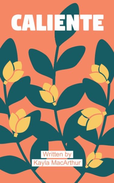 オレンジの花の葉 本の表紙