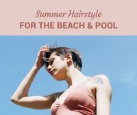 海滩的夏季发型 Facebook帖子