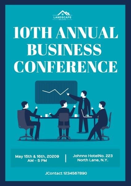 Annual Business Conference Poster