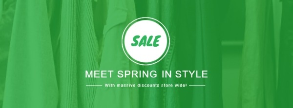 Spring Sale Facebook Cover