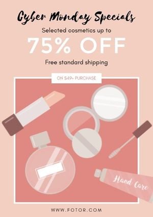 promotion, shop online, commodity, Cyber Monday Special Offer Flyer Template