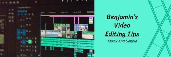 Video Editing Tips Twitter Cover
