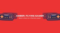 game, header, video game, Red Retro Gaming Channel Banner Youtube Channel Art Template