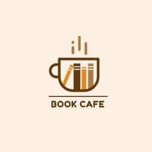 Yellow And Brown Coffee House Logo