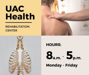 rehabilitation, sale, promotion, Yellow UAC Health Facebook Post Template