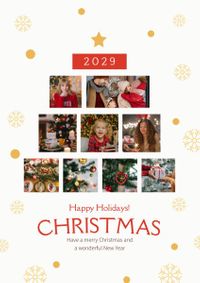 christmas, xmas, celebration, Winter Holidays Greeting Poster Template