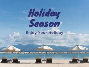 summer, wishing, greeting, Holiday Season Card Template