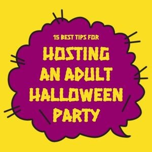 holiday, festival, celebration, Yellow Hosting Halloween Party Instagram Post Template