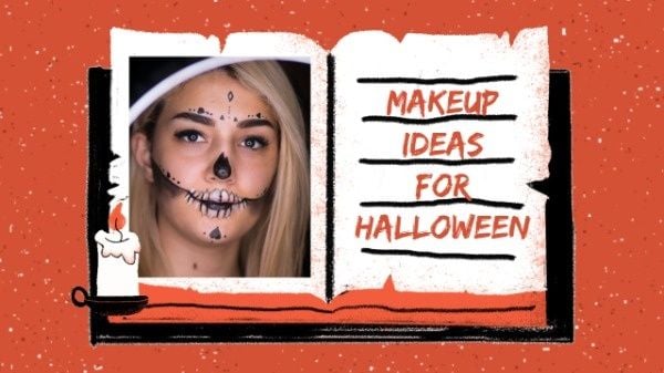 cosmetics, life, lifestyle, Red Halloween Makeup Ideas YouTube Thumbnail Youtube Thumbnail Template