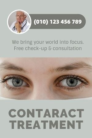 doctor, medical, medicine, Grey Background Of Eye Hospital Ads Pinterest Post Template