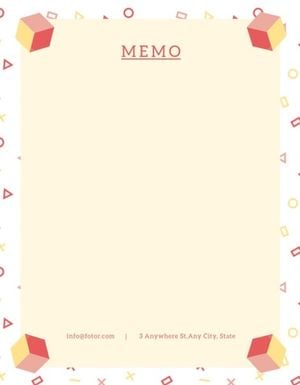 work, notice, to do list, Yellow Background Memo Template
