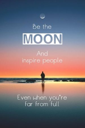 motto, quotes, mottoes, Moon Quote Pinterest Post Template