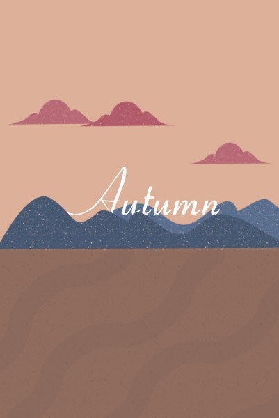 Autumn Landscape Pinterest Post