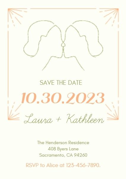 save the date, marriage, marry, Brief Invitation Template