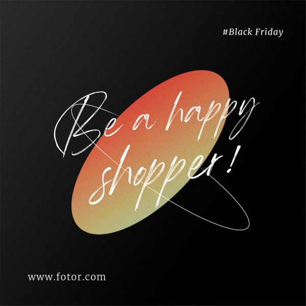 Black Friday Branding Quote Words Instagram帖子