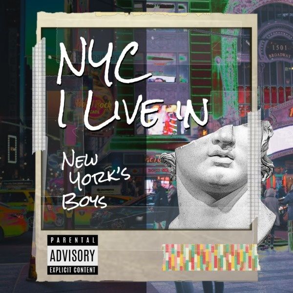 city, live, sing, New York Rapper Music Album Cover Template