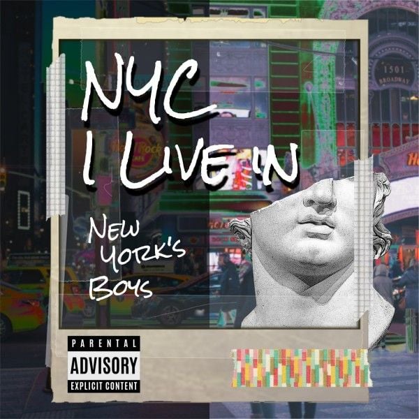 city, live, sing, New York Rapper Music Album Cover Template