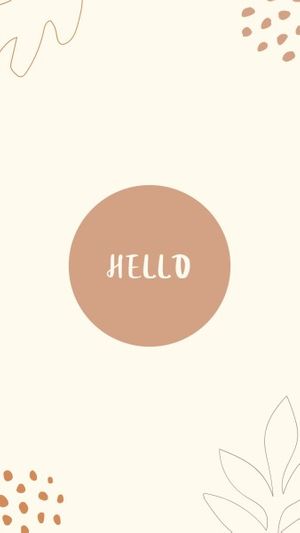 instagram story, marketing, handwriting, Cream And Beige Daily Social Media Instagram Highlight Cover Template
