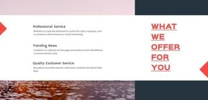 internet, online, business, Red And White Photography Service Website Template