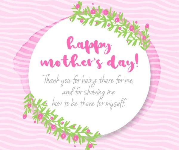 mothers day, event, mother's day, Happy Mother Day Card Facebook Post Template